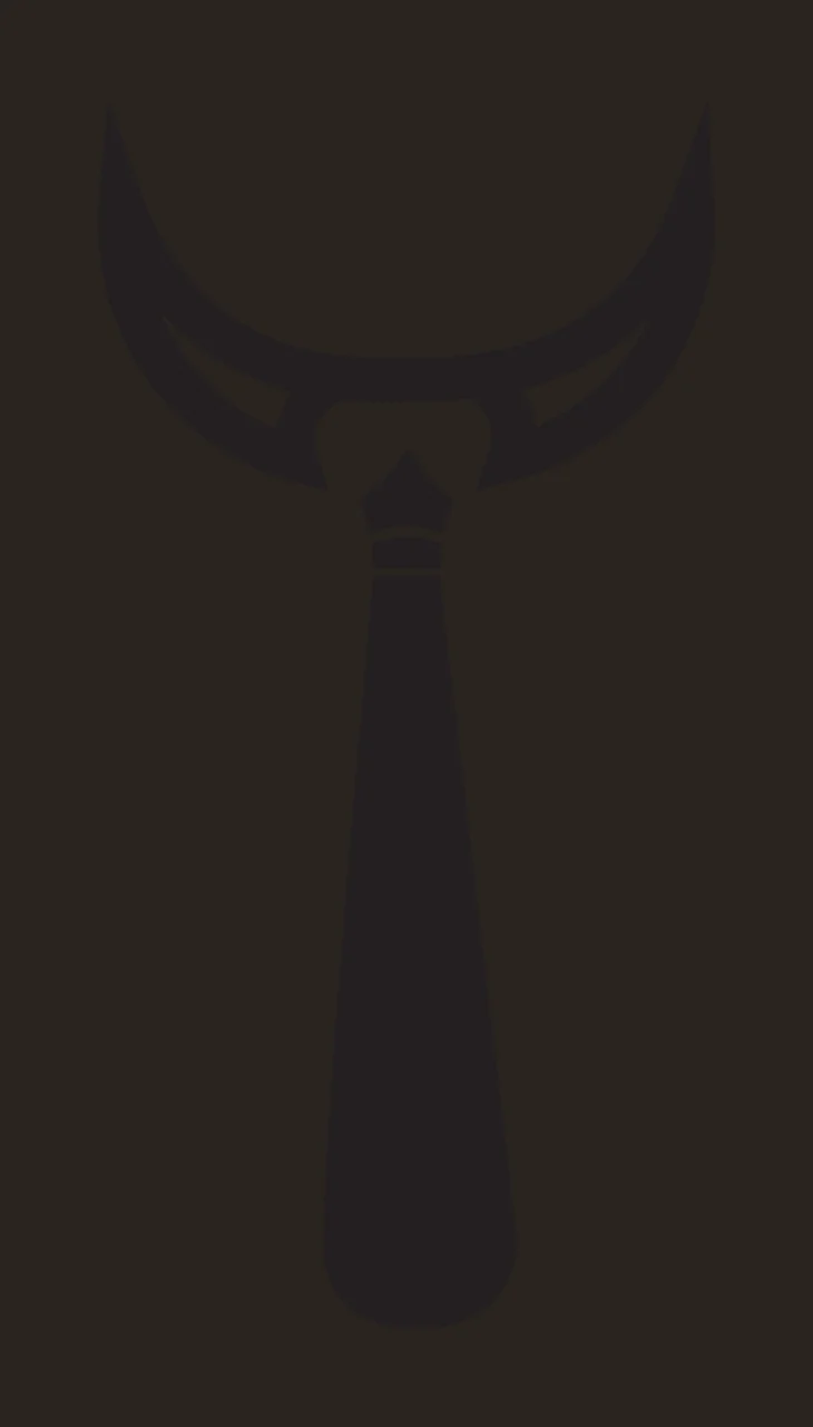 Abstract Crescent Moon Shape With Solid Black Vertical line contrast preview thumbnail