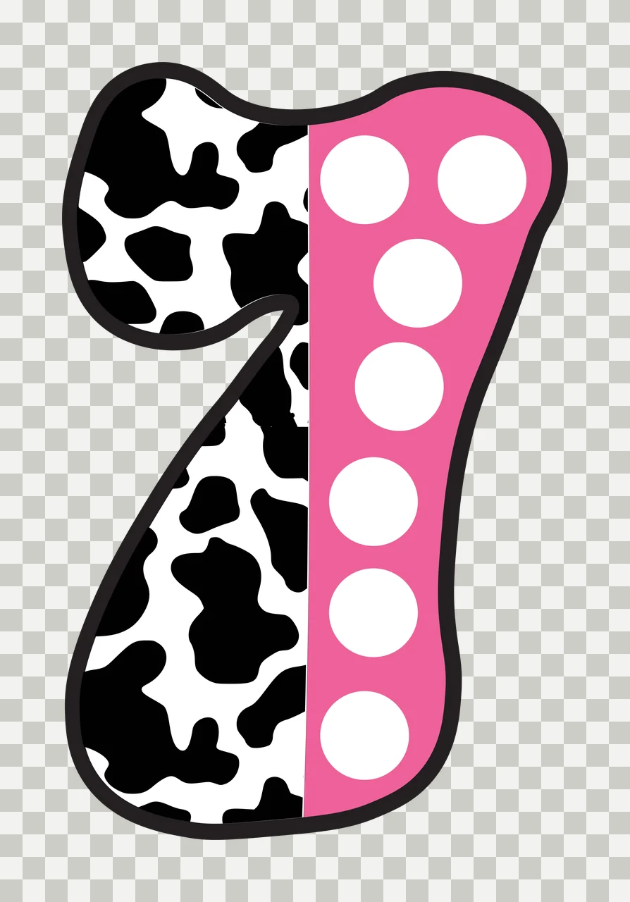 Half Cow Bright Font Dalmatian Race Doodle Leopard Character 28 racing transparency and detail preview thumbnail