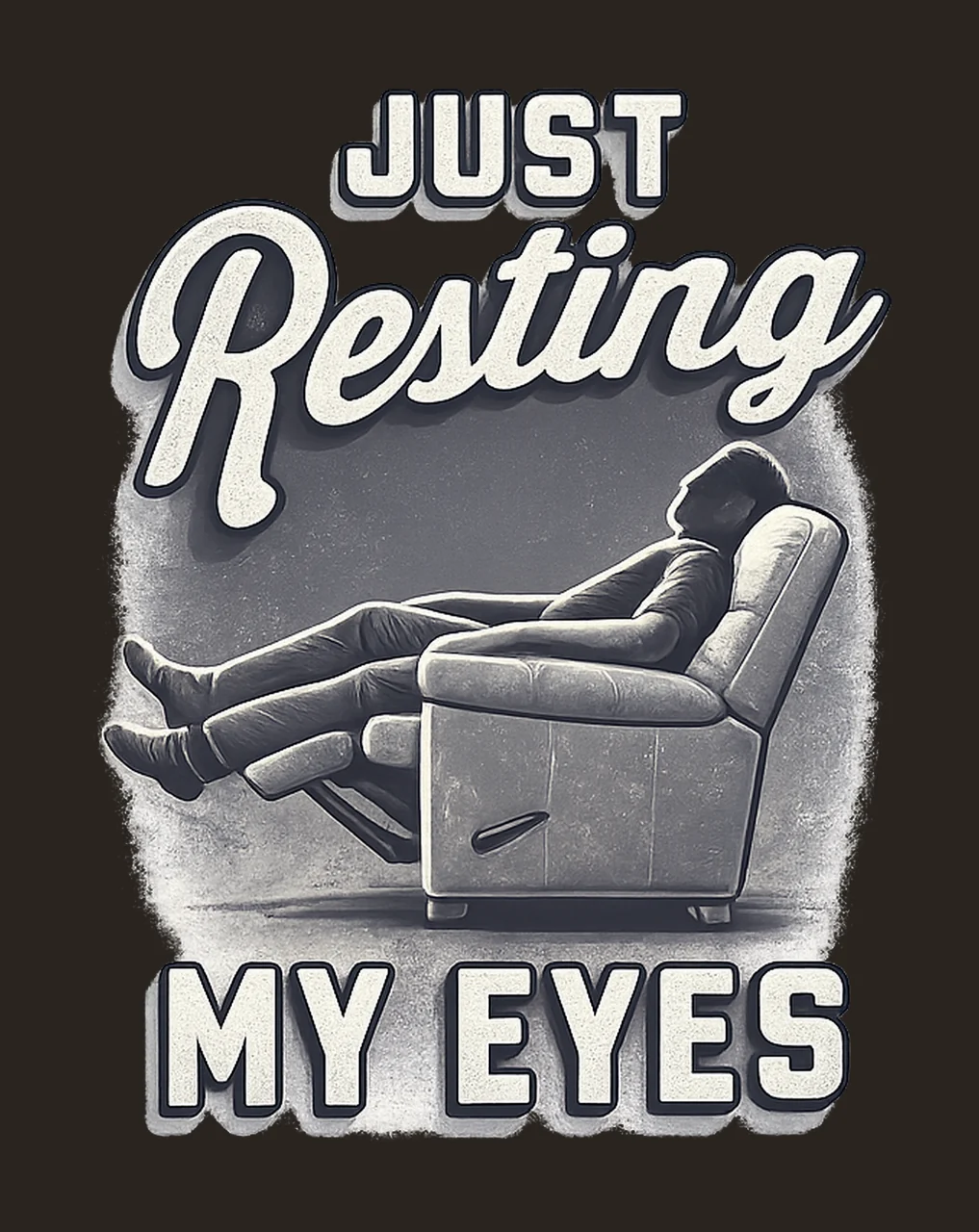 Just Resting My Eyes Funny Dad Shirt Design Fathers Day Gift contrast preview thumbnail