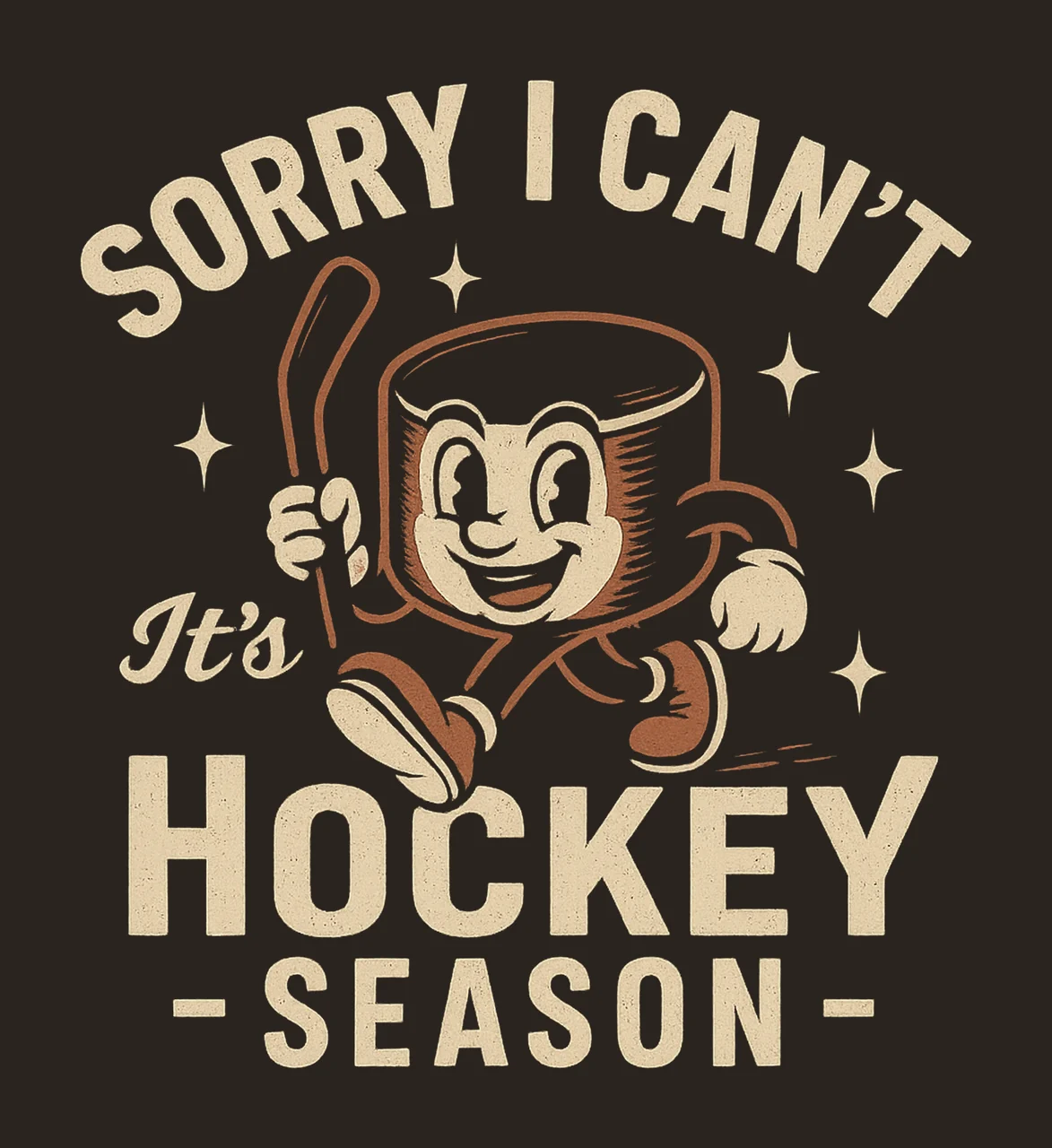 Funny hockey shirt Hockey season cut Sarcastic design Sports contrast preview thumbnail