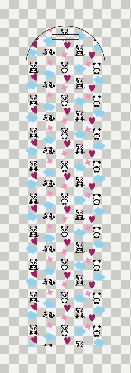 Bear And Cloud Repeating Pattern bears clouds hearts stars transparency and detail preview thumbnail