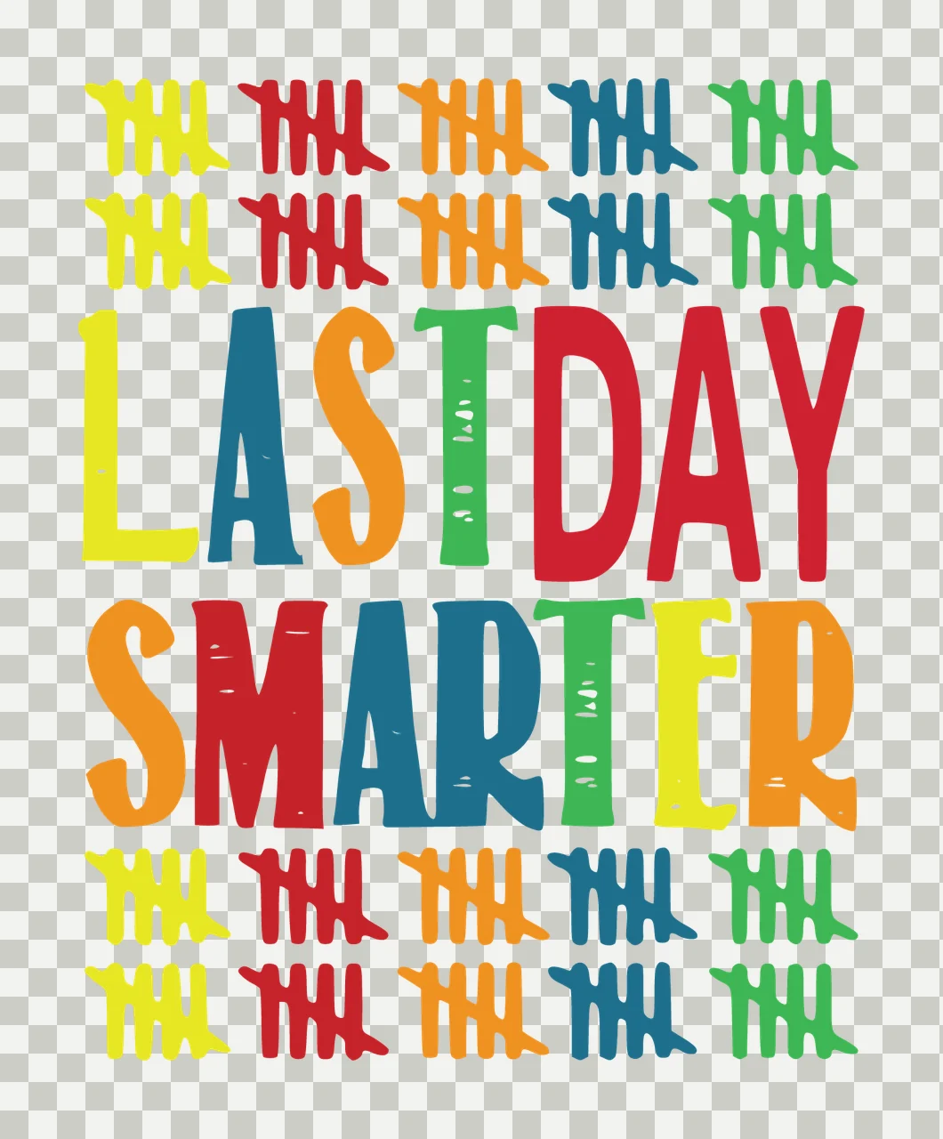 Of Lastday Smarter Tallies Graphic Design Tally marks and text transparency and detail preview thumbnail